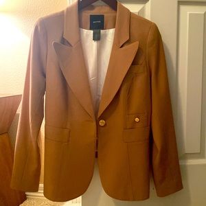 Smythe blazer, camel, size 8